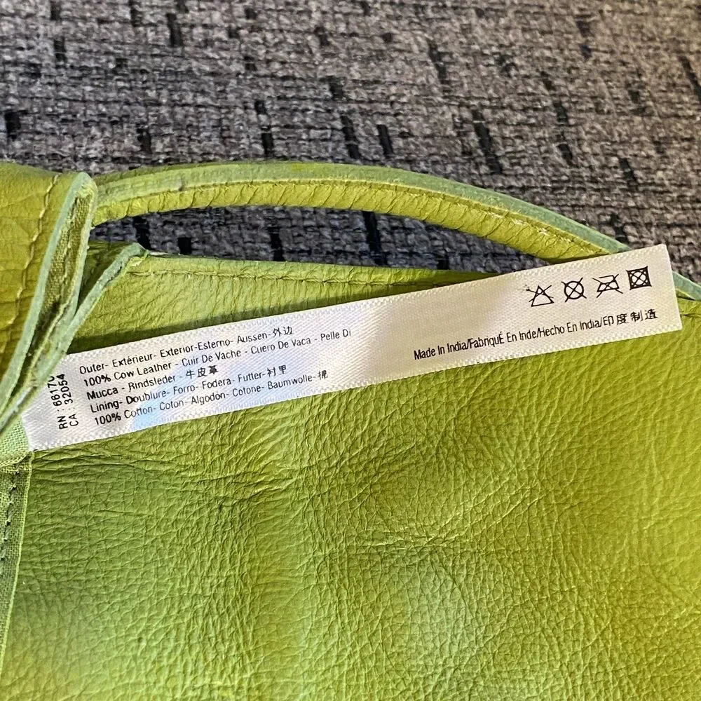 Free People Nicola Leather Crossbody Bag Green Small Shoulder Purse NWOT